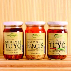 Smoked Bangus, Gourmet Tuyo, and Hot and Spicy